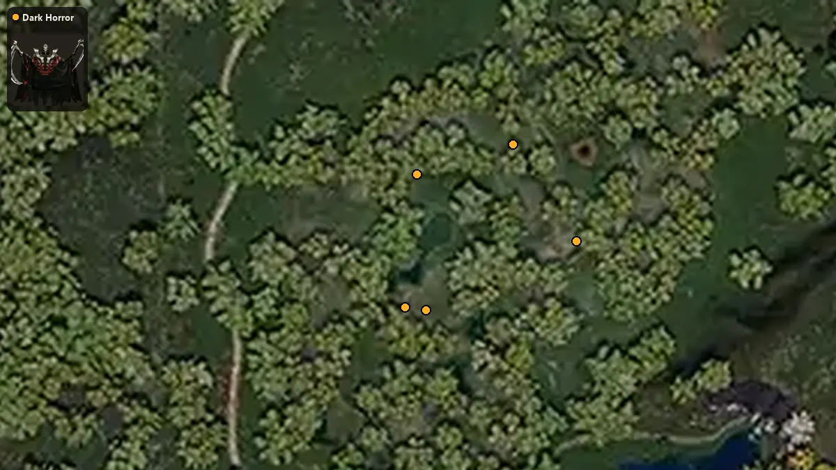 Map: where Dark Horror spawn