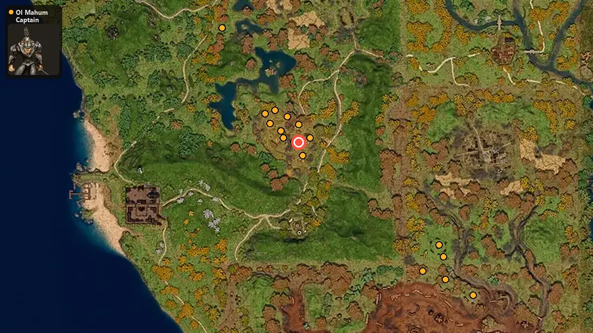 Map: where Ol Mahum Captain spawn