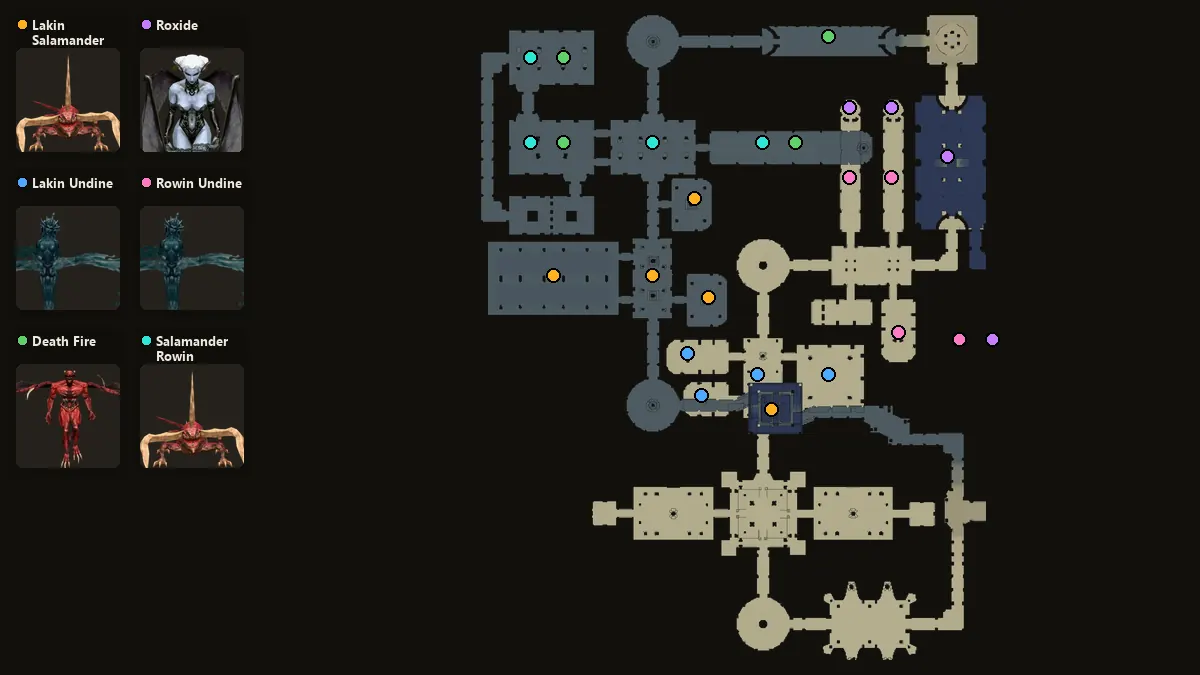 Карта: где стоят Lakin Salamander, Lakin Undine, Death Fire, Roxide, Rowin Undine, Salamander Rowin