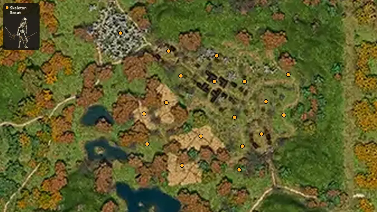 Map: where Skeleton Scout spawn