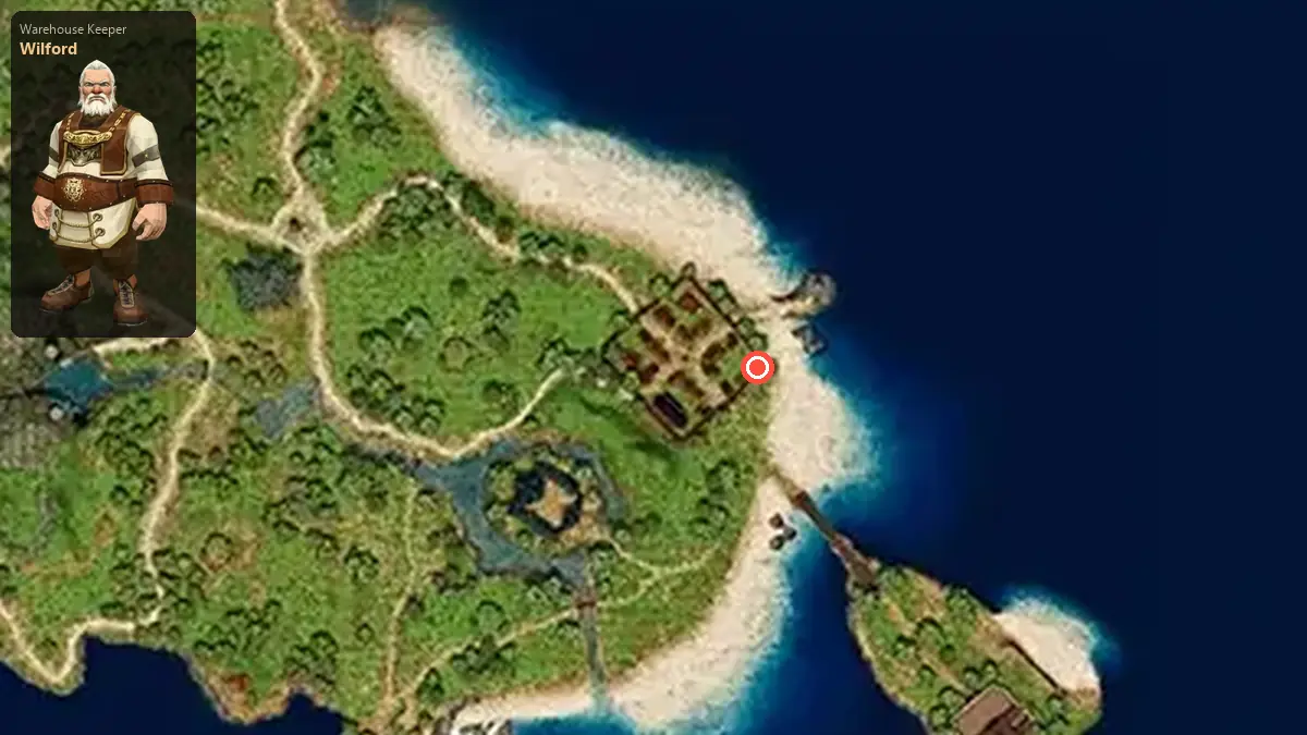 Map: where Wilford stands