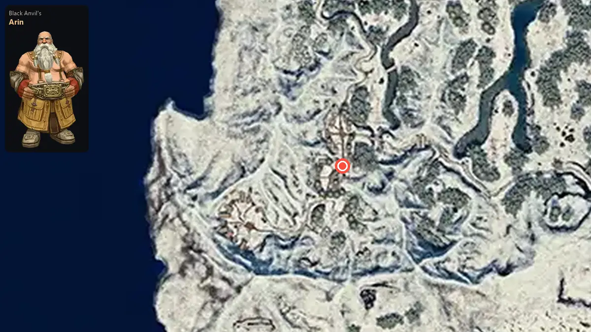 Map: where Arin stands