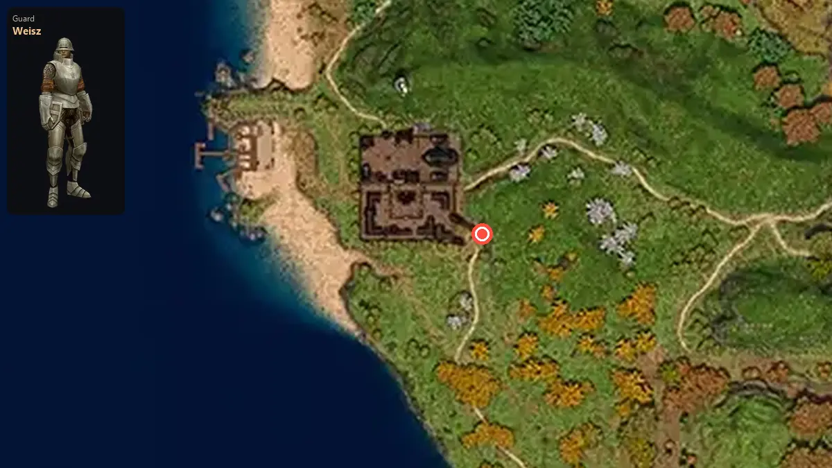 Map: where Weisz stands