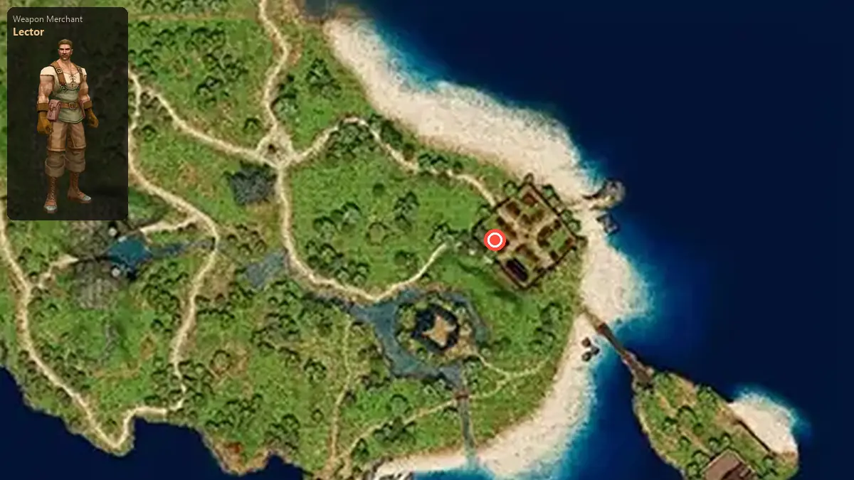 Map: where Lector stands