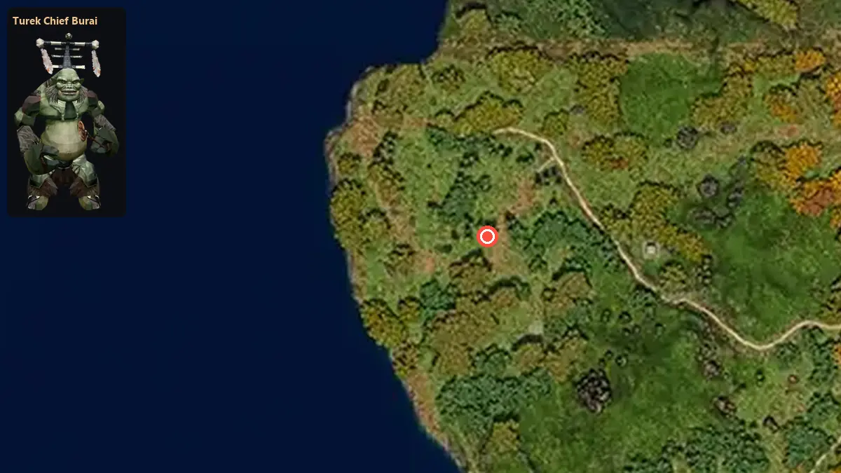Map: where Turek Chief Burai stands