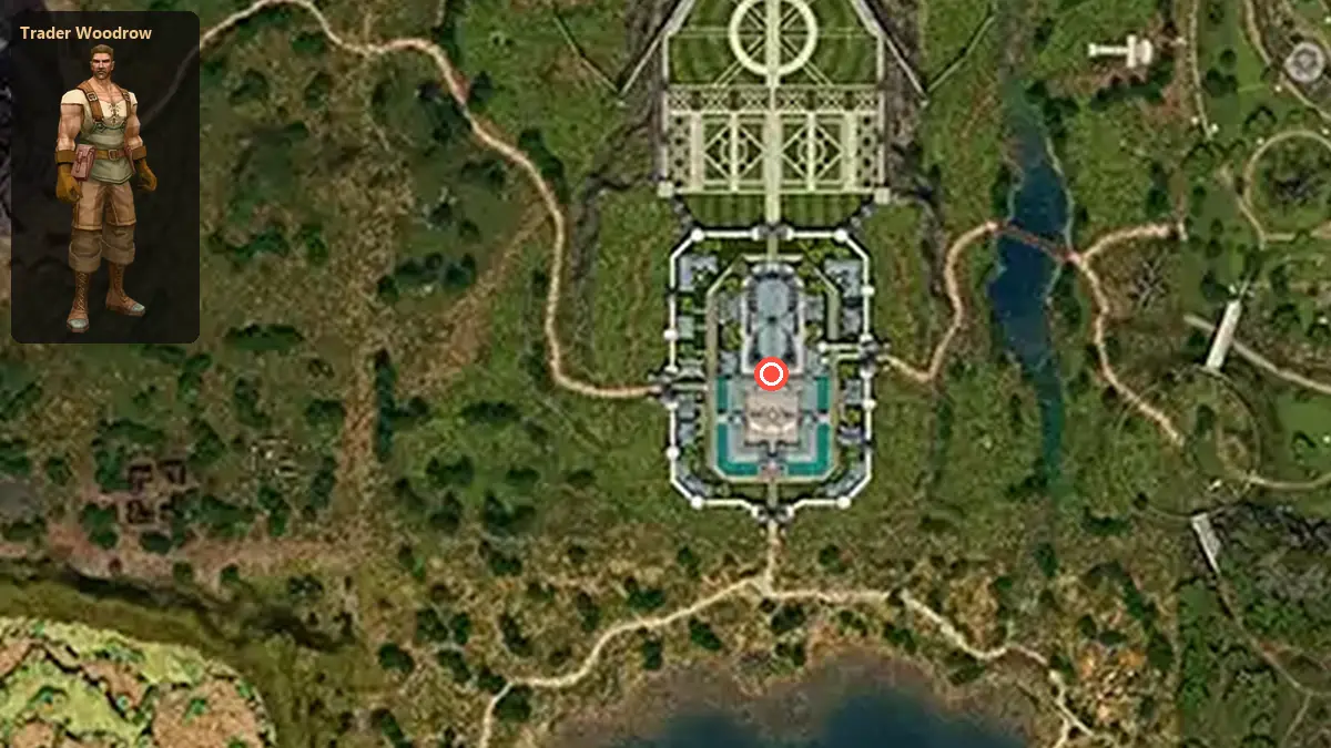 Map: where Trader Woodrow stands
