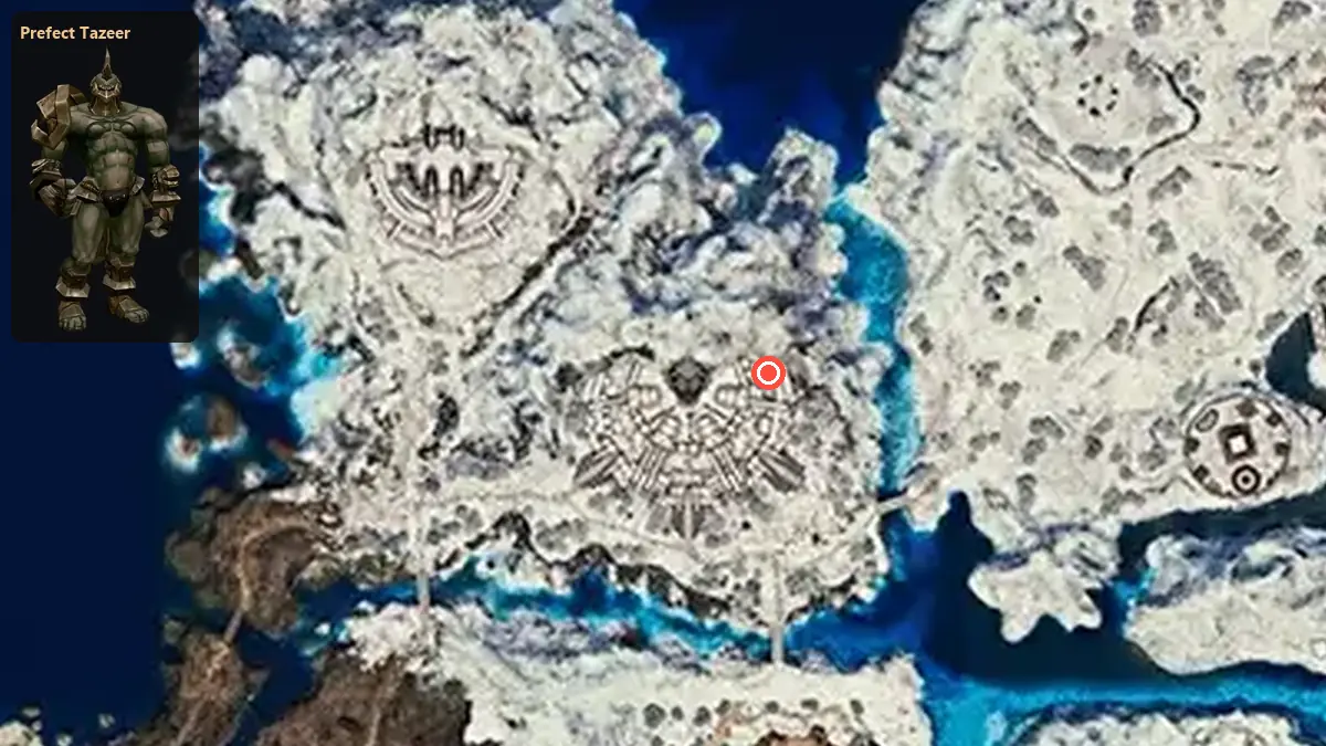 Map: where Prefect Tazeer stands