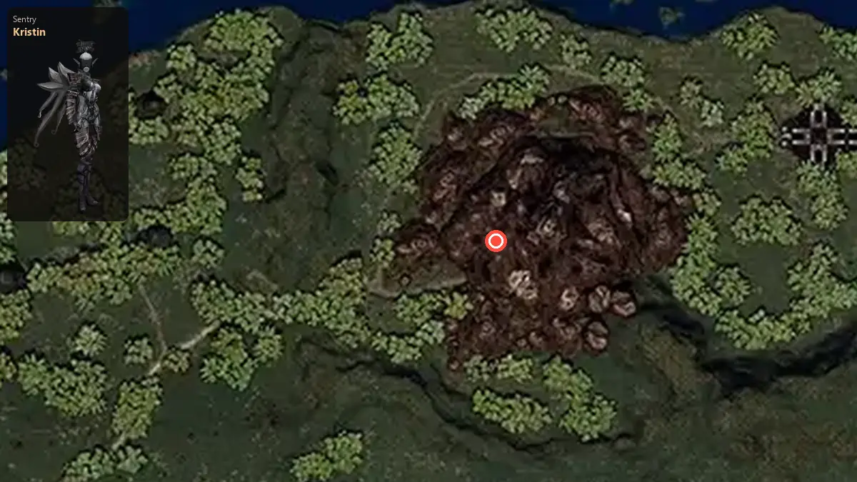 Map: where Kristin stands