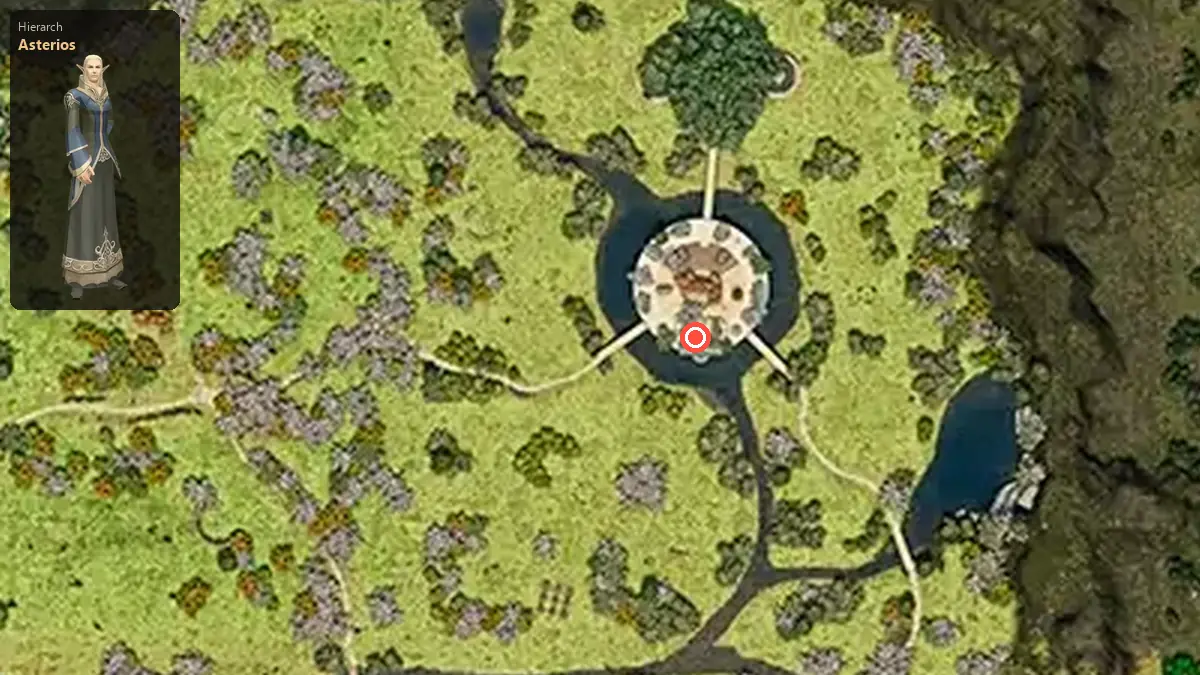 Map: where Asterios stands