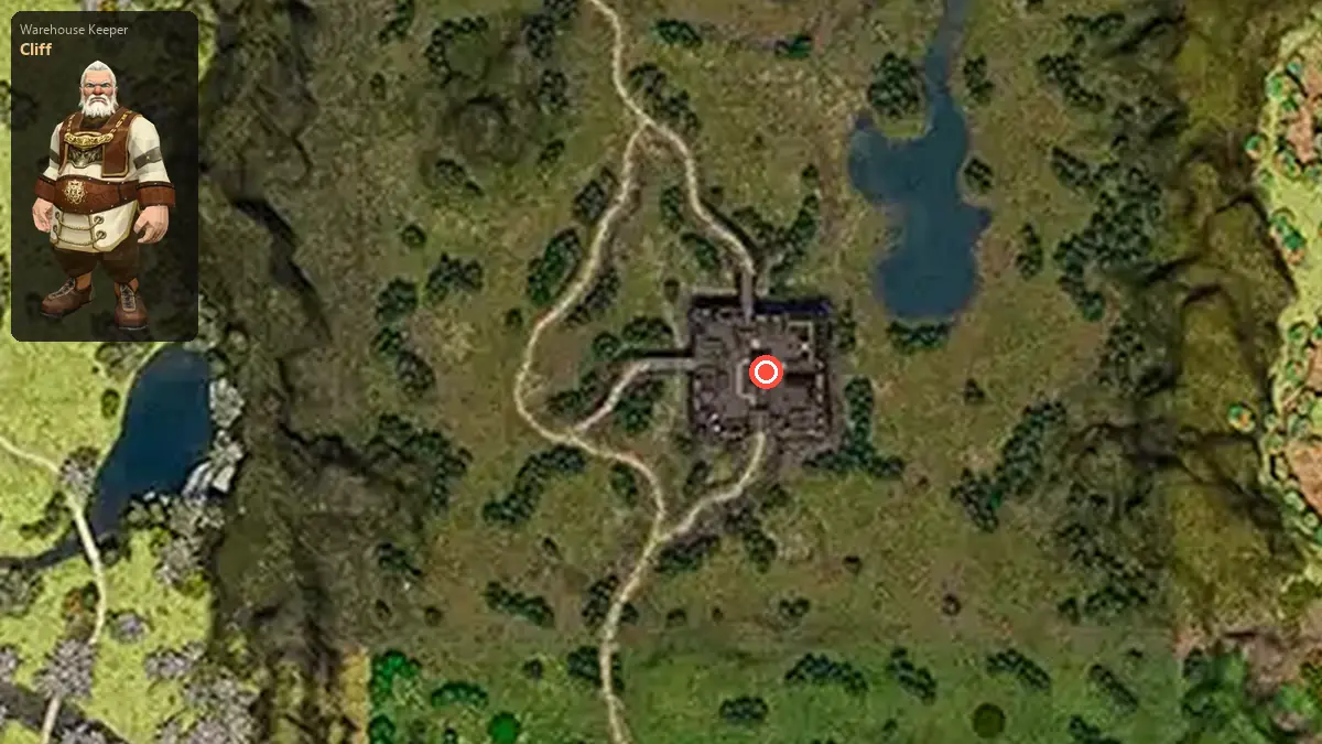 Map: where Cliff stands