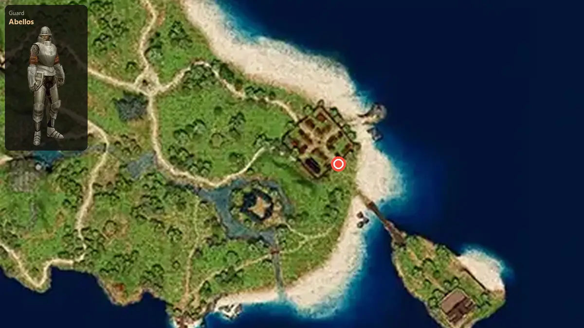 Map: where Abellos stands