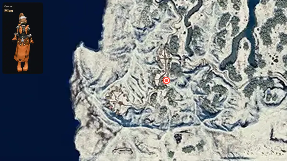Map: where Mion stands