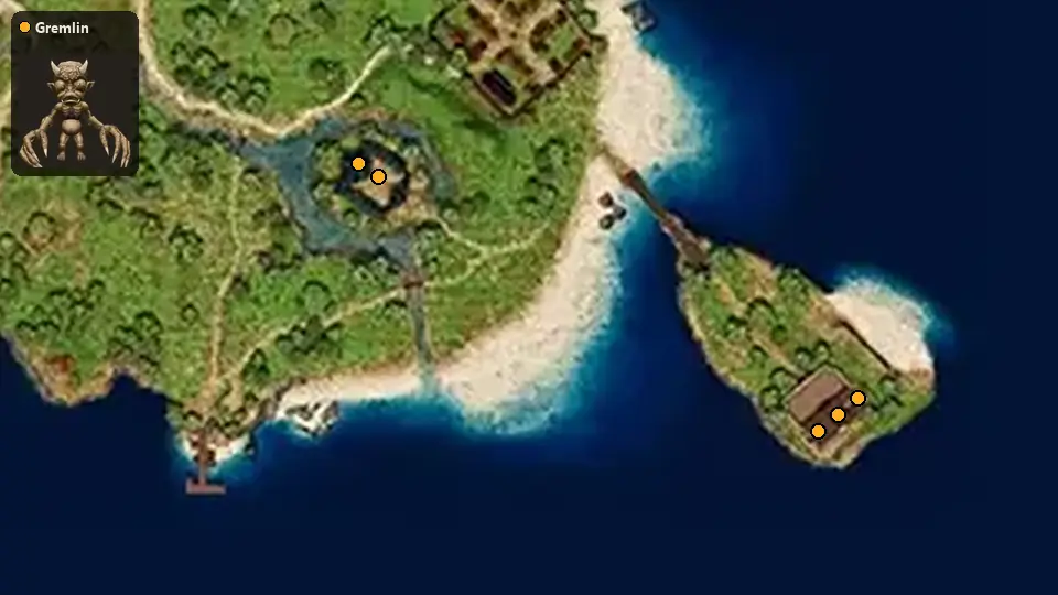 Map: where Gremlin spawn