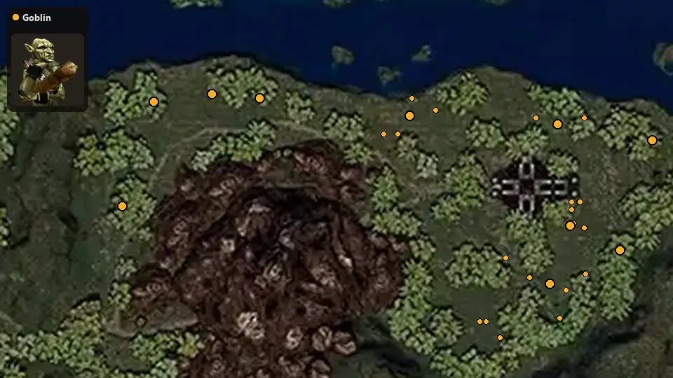 Карта: где стоят Goblin