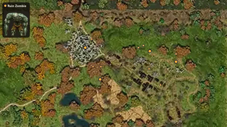 Map: where Ruin Zombie spawn