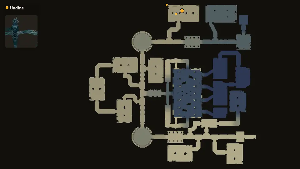 Map: where Undine spawn