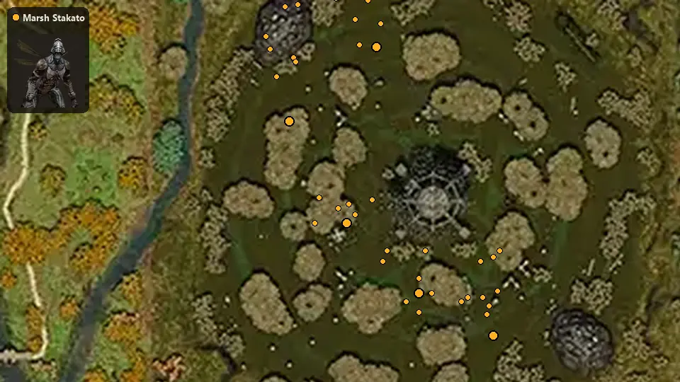Карта: где стоят Marsh Stakato