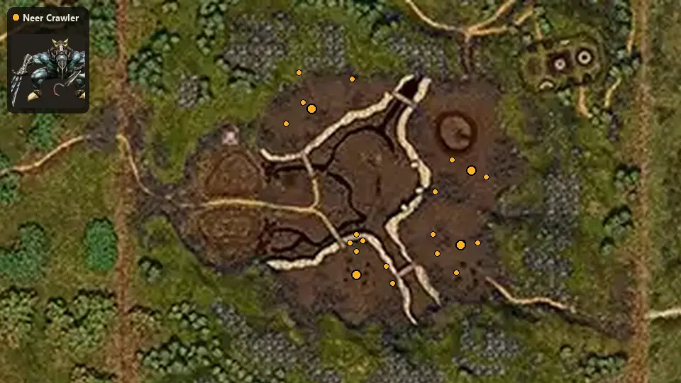 Карта: где стоят Neer Crawler