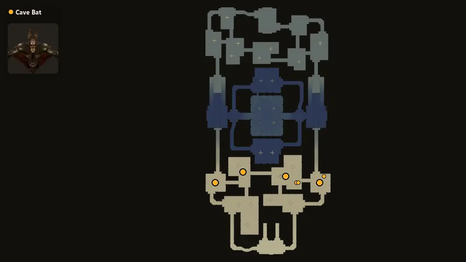 Карта: где стоят Cave Bat