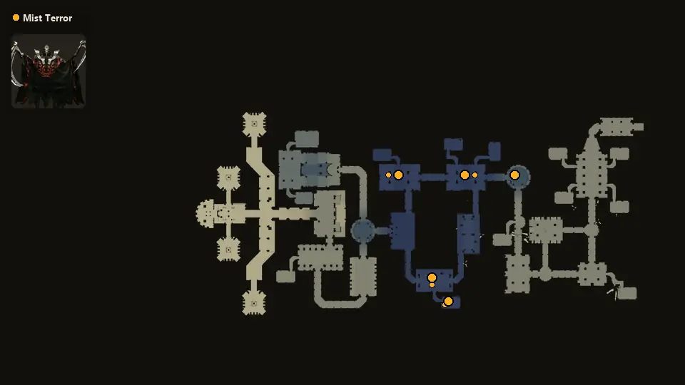 Map: where Mist Terror spawn