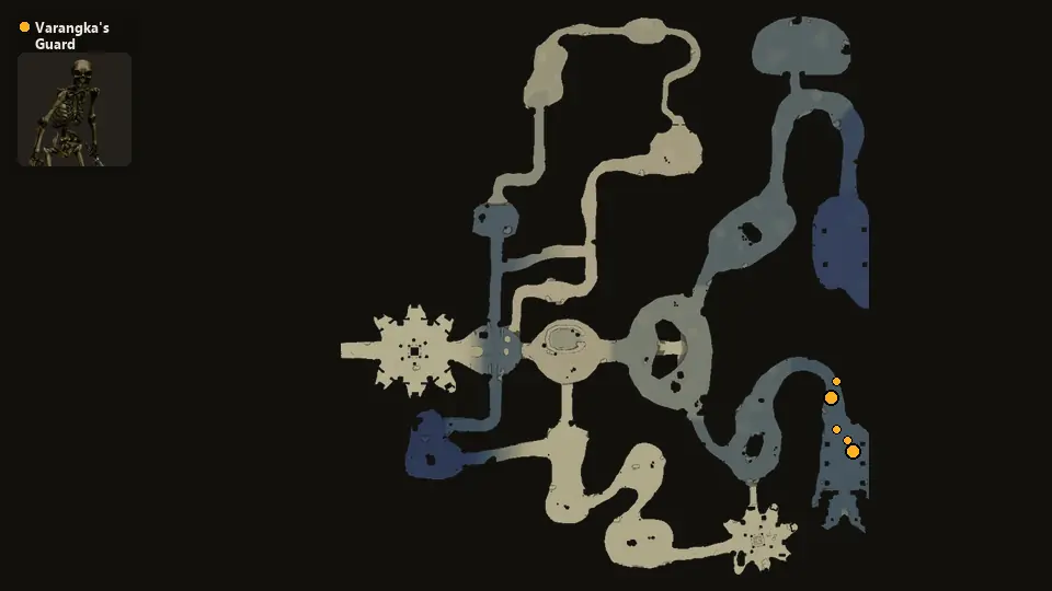 Map: where Varangka's Guard spawn