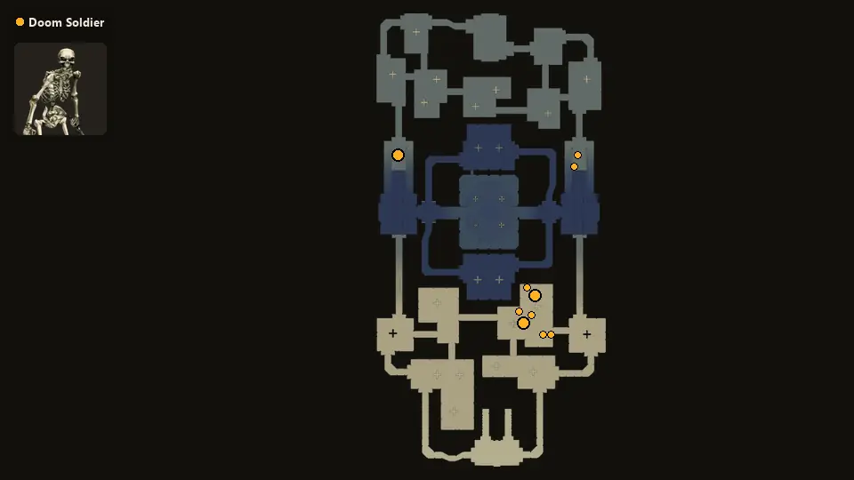 Карта: где стоят Doom Soldier