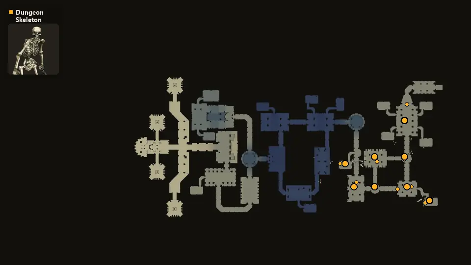 Map: where Dungeon Skeleton spawn