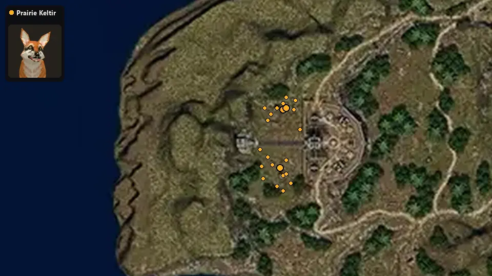 Карта: где стоят Prairie Keltir
