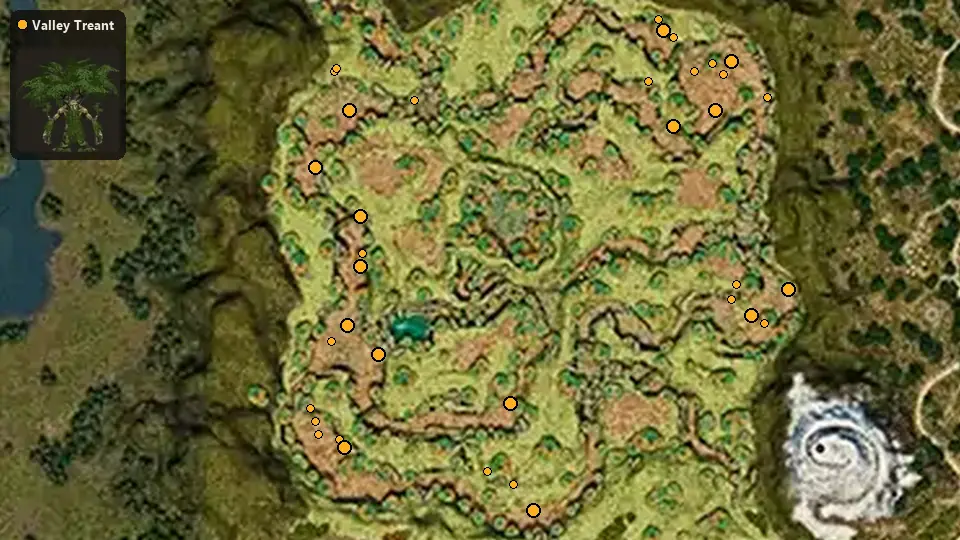Карта: где стоят Valley Treant