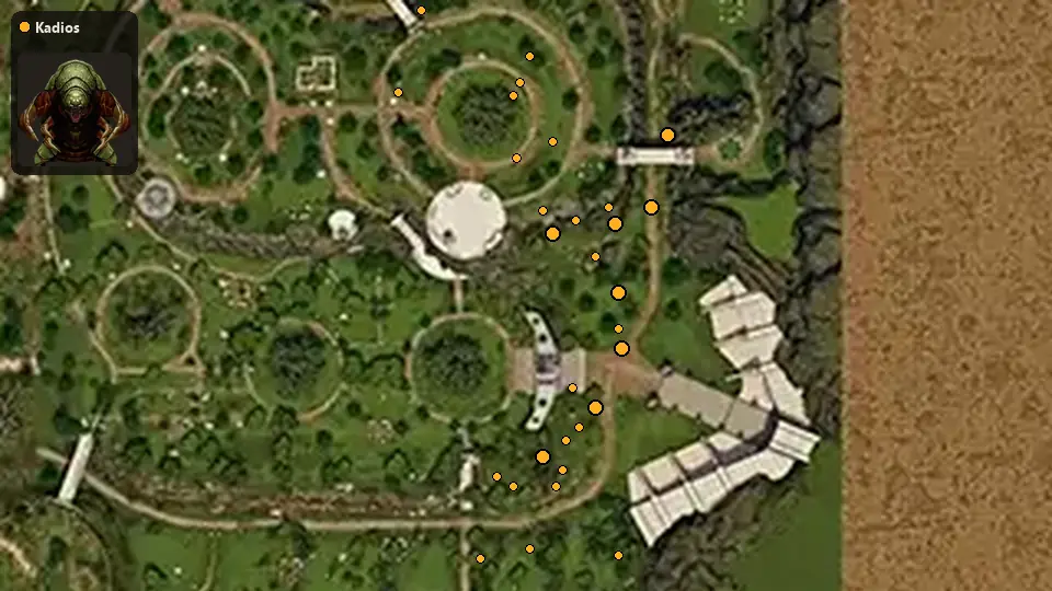 Map: where Kadios spawn
