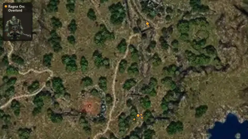Map: where Ragna Orc Overlord spawn