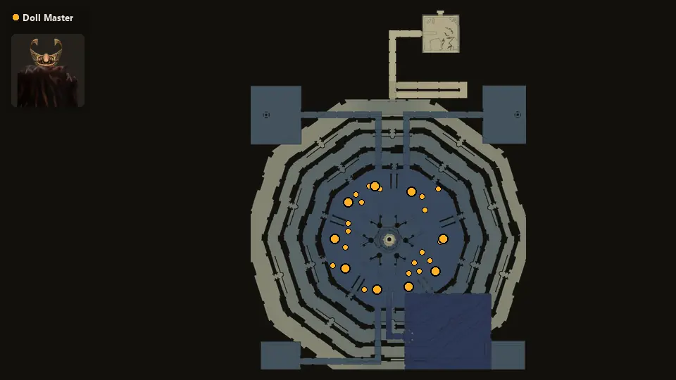 Map: where Doll Master spawn