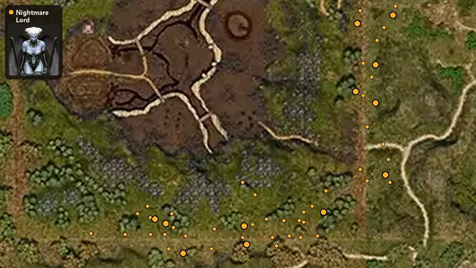 Map: where Nightmare Lord spawn