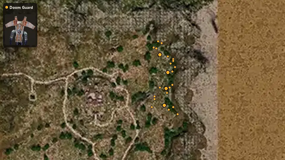 Map: where Doom Guard spawn