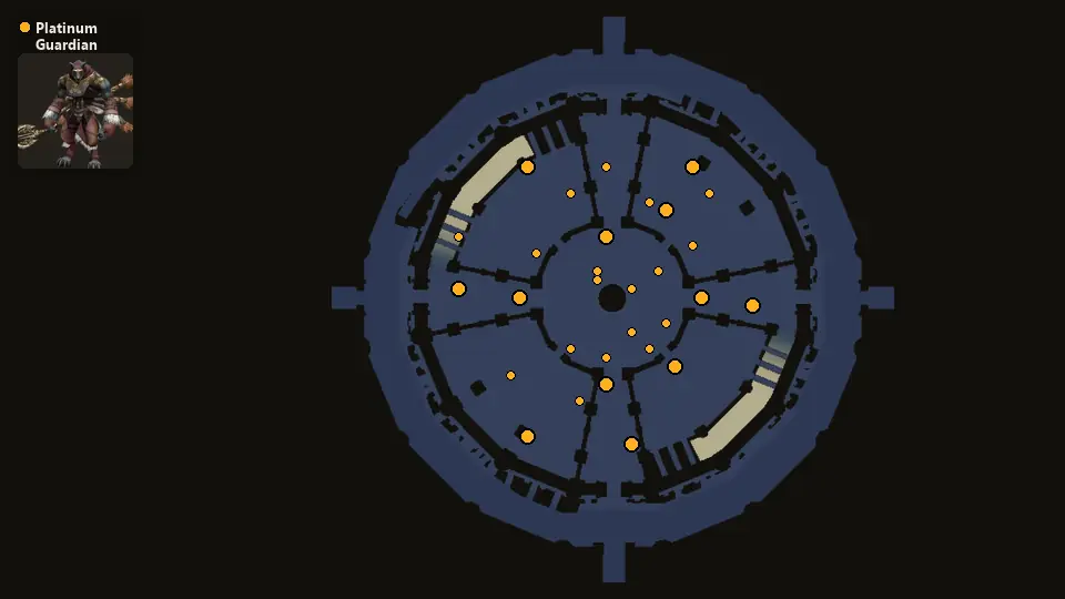 Map: where Platinum Guardian Shaman spawn