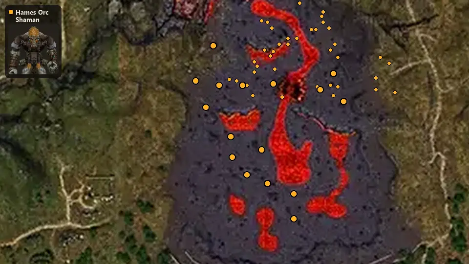 Map: where Hames Orc Shaman spawn