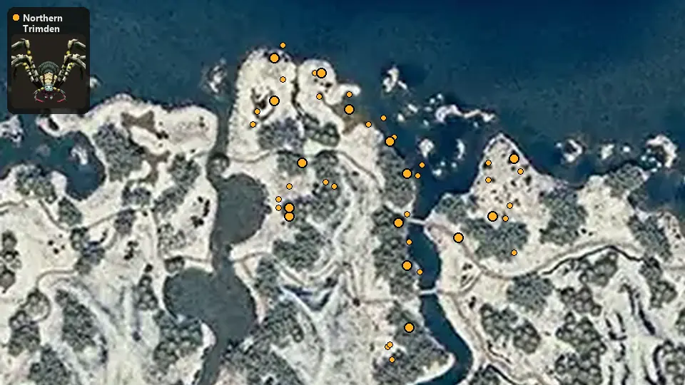 Карта: где стоят Northern Trimden