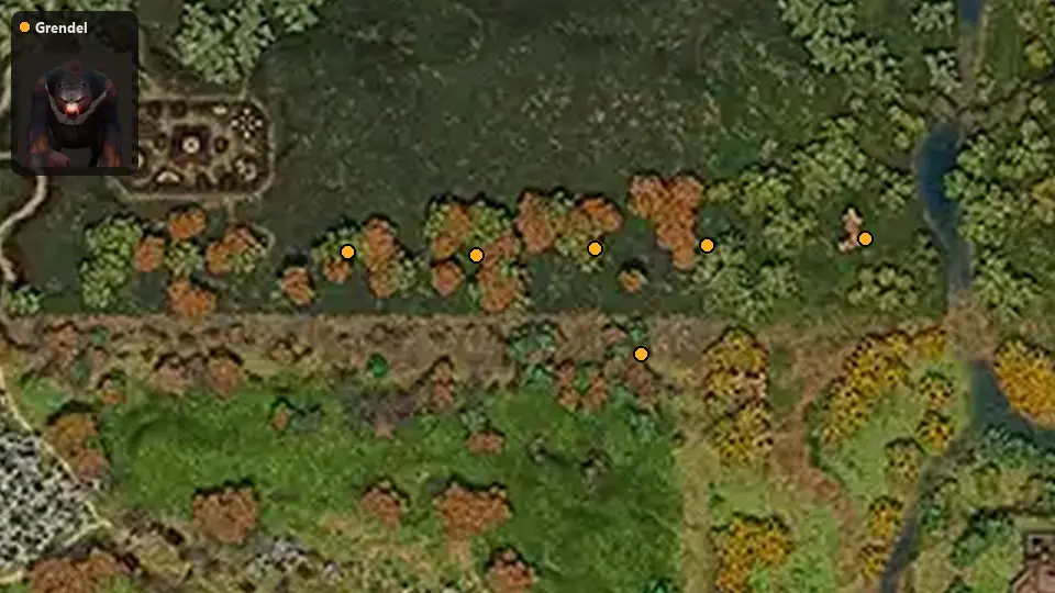 Map: where Grendel spawn