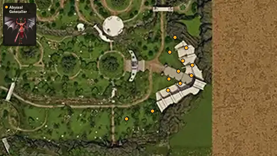 Map: where Abyssal Gatecaller spawn