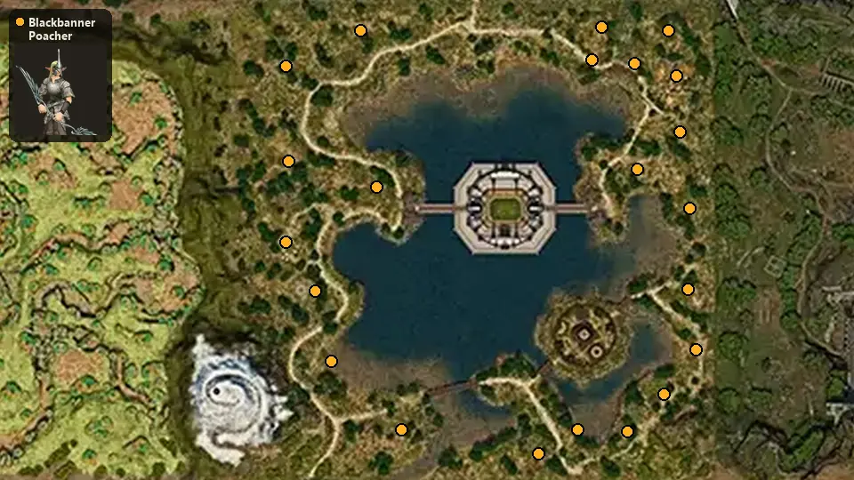 Карта: где стоят Blackbanner Poacher