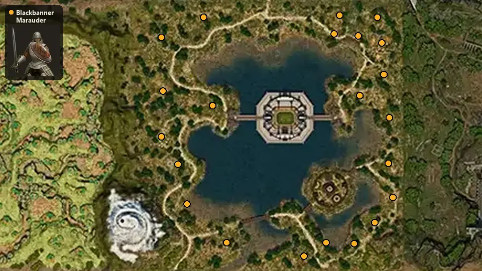 Map: where Blackbanner Marauder spawn